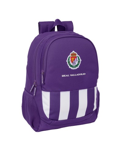 Schulrucksack Real Valladolid C.F. Weiß Lila 32 x 44 x 16 cm