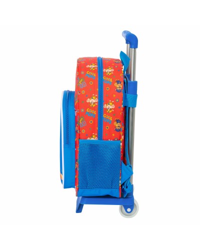 Zaino Scuola The Paw Patrol Cool Azzurro Rosso 26 x 11 x 67 cm 26 x 34 x 11 cm