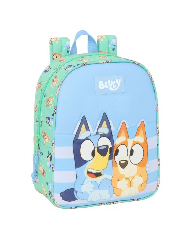 School Bag Bluey Sisters Green 22 x 27 x 10 cm