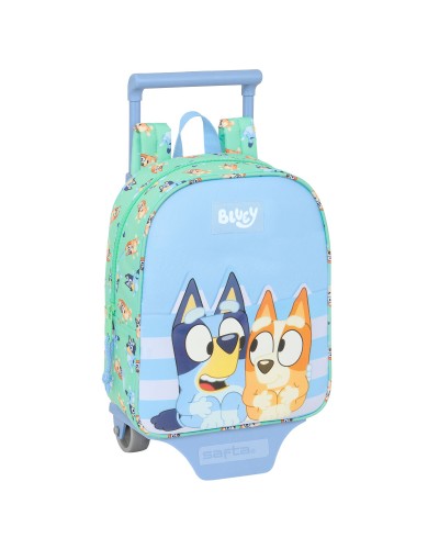 School Bag Bluey Sisters Green 22 x 27 x 10 cm