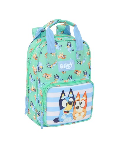 Mochila Escolar Bluey Sisters Verde 20 x 28 x 8 cm