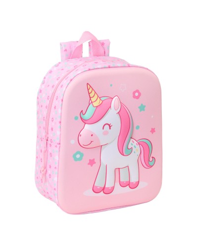 Child bag Safta Pink 22 x 27 x 10 cm 3D