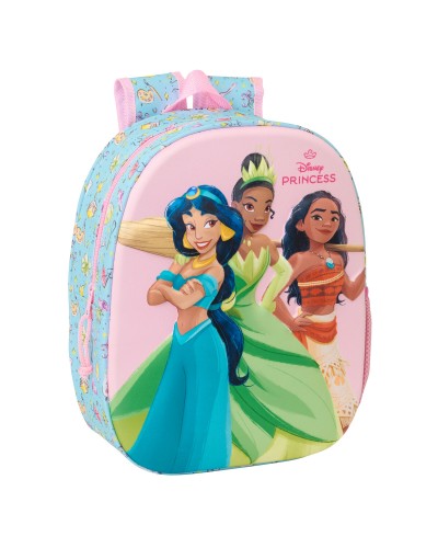 Child bag Frozen Pink Sky blue 27 x 33 x 10 cm 3D