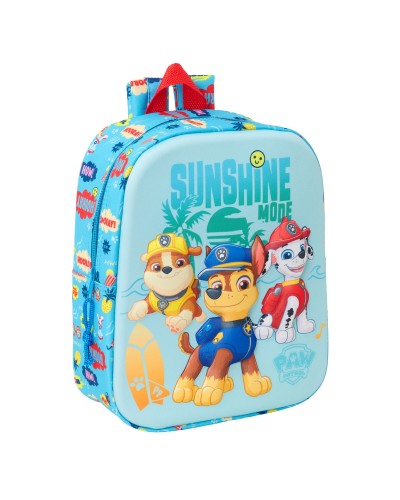 Barnryggsäck The Paw Patrol Blå 22 x 27 x 10 cm 3D