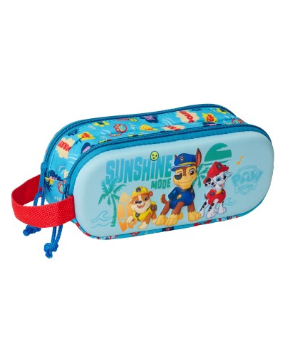 Pennenetui met 2 vakken The Paw Patrol Blauw 21 x 8 x 6 cm 3D