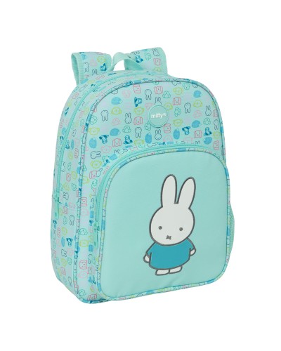 Mochila Escolar Miffy Friends Azul 26 x 34 x 11 cm