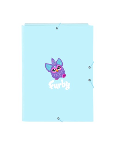 Faltblatt Furby Himmelsblau A4