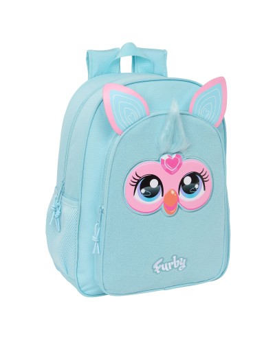 Schulrucksack Furby Himmelsblau 33 x 42 x 14 cm