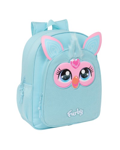 School Bag Furby Sky blue 32 x 38 x 12 cm