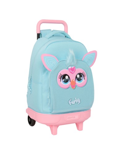 Trolley per la Scuola Furby Blu cielo 33 x 45 x 22 cm