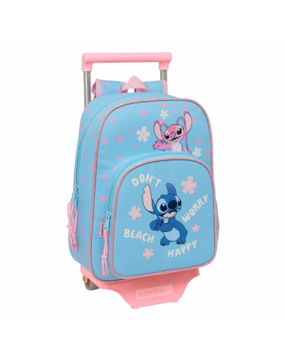 Skolryggsäck Lilo & Stitch Happy Himmelsblå 26 x 11 x 67 cm 26 x 34 x 11 cm