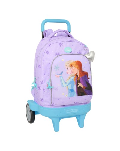 Schulrucksack mit Rädern Frozen Spirit Lila 33 x 45 x 22 cm