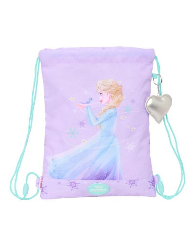 Zainetto con Cordini Frozen Spirit Lilla 26 x 34 x 1 cm