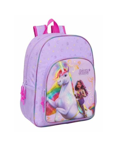 Schulrucksack Unicorn Academy Lila 33 x 42 x 14 cm