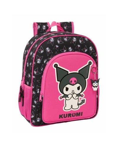 Schoolrugzak Kuromi Zwart Fuchsia 32 x 38 x 12 cm