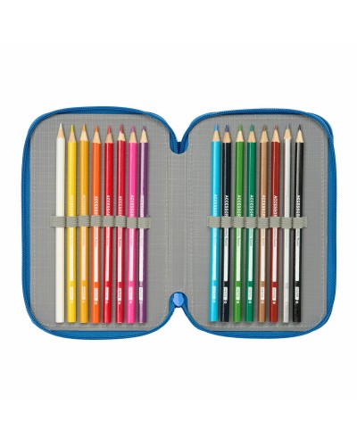 Necessaire Superman Azzurro 12,5 x 19,5 x 5,5 cm 37 Pezzi