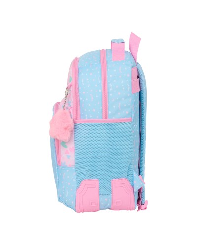 Cartable BlackFit8 Smile Bleu Rose 32 x 42 x 15 cm