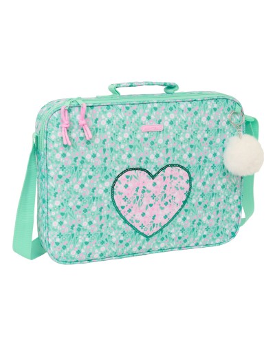 Cartera Escolar Safta Cuore Menta 38 x 28 x 6 cm