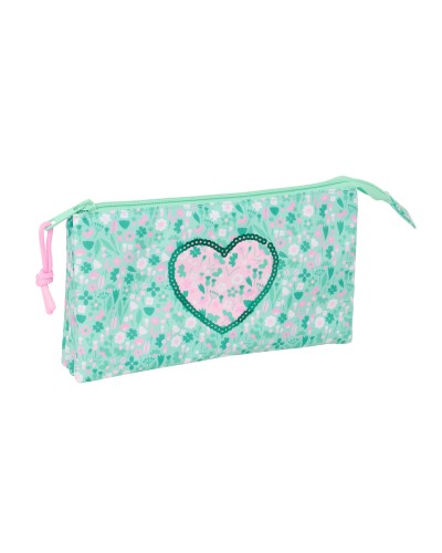 Triple Carry-all Safta Cuore Mint 22 x 12 x 3 cm