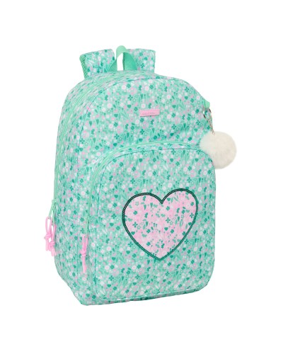 School Bag Safta Cuore Mint 30 x 46 x 14 cm