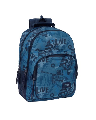 Schoolrugzak Safta New edition Marineblauw 32 x 42 x 15 cm