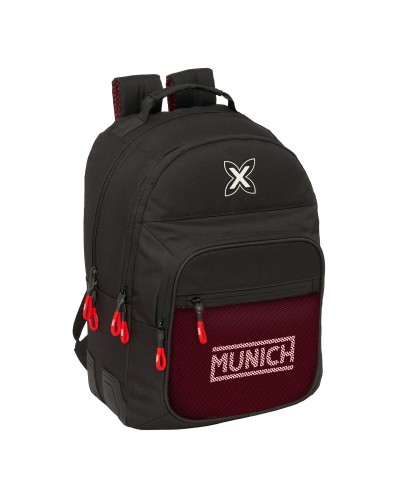 Cartable Munich Vulcan Noir 32 x 42 x 15 cm