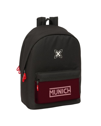 Zaino Scuola Munich +usb munich Nero 31 x 44 x 18 cm