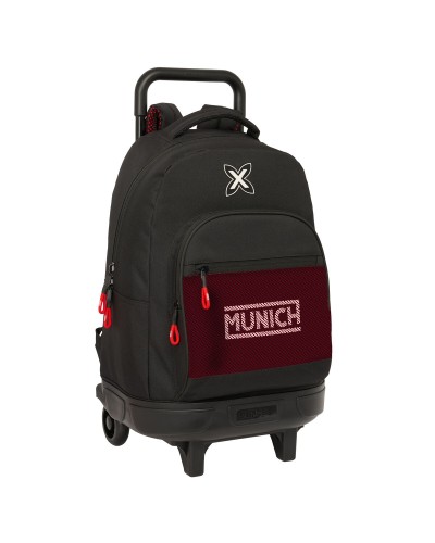 Schoolrugzak met Wielen Munich Vulcan Zwart 33 x 45 x 22 cm