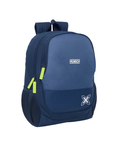 Zaino Scuola Munich Blue indigo Azzurro 32 x 44 x 16 cm