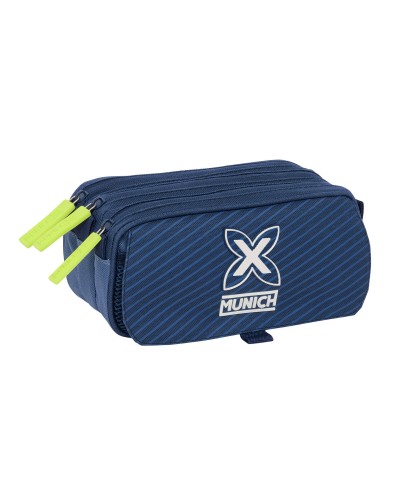 Portaoggetti Triplo Munich Blue indigo Azzurro 21,5 x 10 x 8 cm