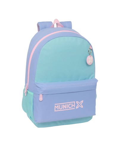 Schoolrugzak Munich Mellow Blauw Roze Celeste 30 x 46 x 14 cm