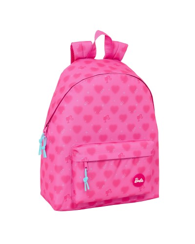 Mochila Escolar Barbie Corazones Rosa 33 x 42 x 15 cm