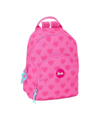 Schulrucksack Barbie Corazones Rosa 25 x 30 x 13 cm