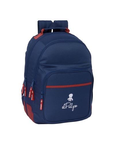 Zaino Scuola El Pulpo Blu Marino 32 x 42 x 15 cm