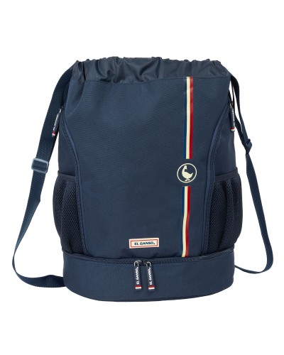 Sac à dos serré par des ficelles El Ganso Eclipse Blue marine 35 x 40 x 1 cm
