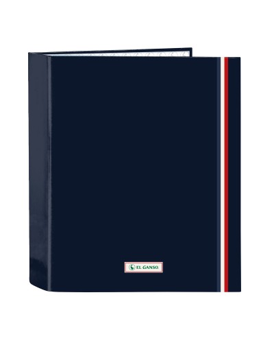 Raccoglitore ad anelli El Ganso Eclipse Blu Marino A4 27 x 33 x 6 cm