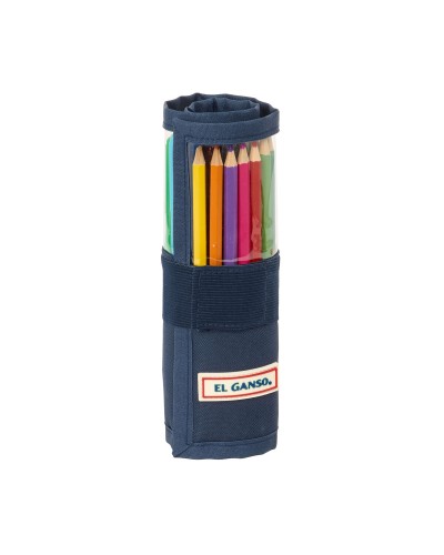 Federmäppchen El Ganso Eclipse Marineblau 7 x 20 x 7 cm 27 Stücke
