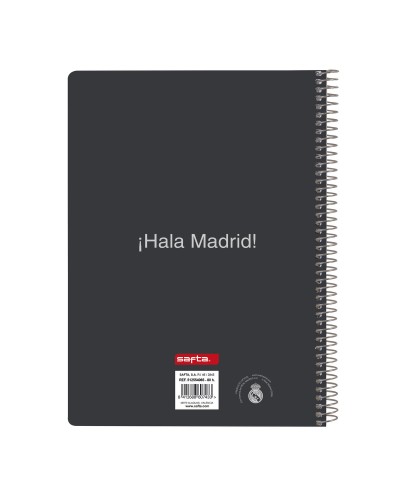 Notitieboekje Real Madrid C.F. Wit A5 80 Lakens