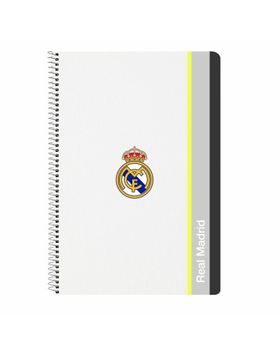 Notebook Real Madrid C.F. White A4 80 Sheets