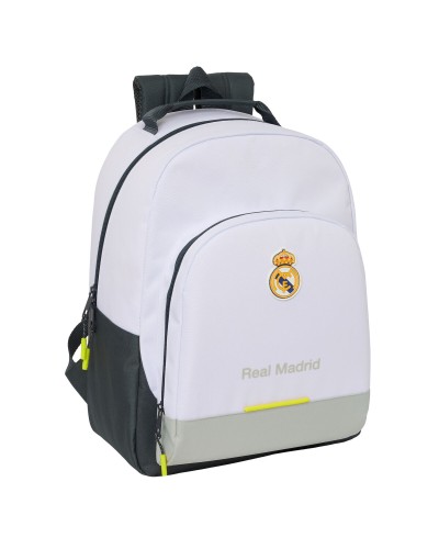 Mochila Escolar Real Madrid C.F. Blanco 32 x 42 x 15 cm