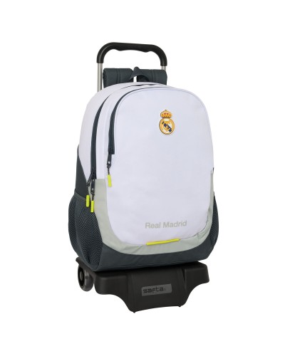 Koululaukku Real Madrid C.F. Valkoinen 32 x 44 x 16 cm