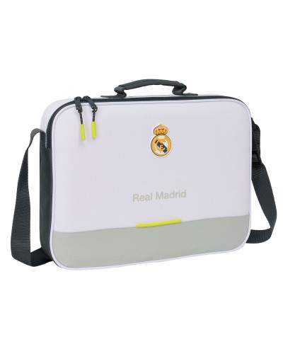 Mochila Escolar Real Madrid C.F. Blanco 38 x 28 x 6 cm