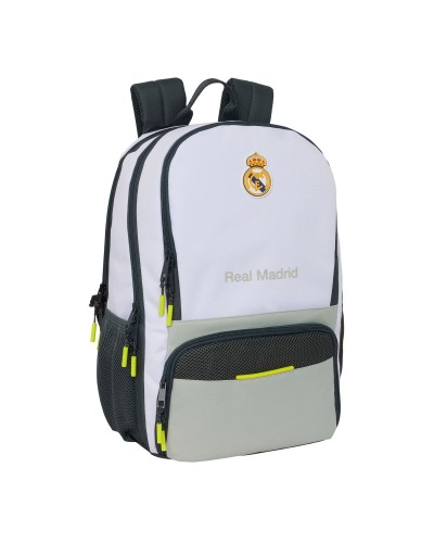 Mochila Escolar Real Madrid C.F. Blanco 30 x 42 x 17 cm