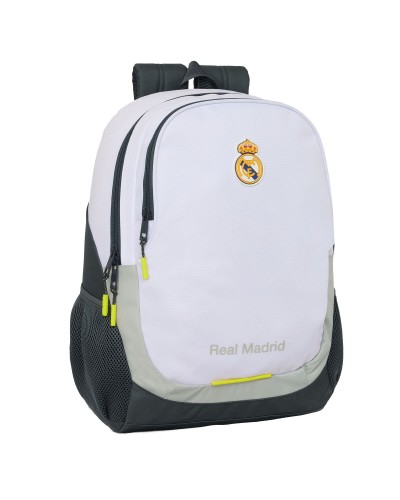 Koululaukku Real Madrid C.F. Valkoinen 32 x 44 x 16 cm