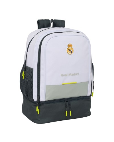 Skolryggsäck Real Madrid C.F. Vit 35 x 50 x 24 cm