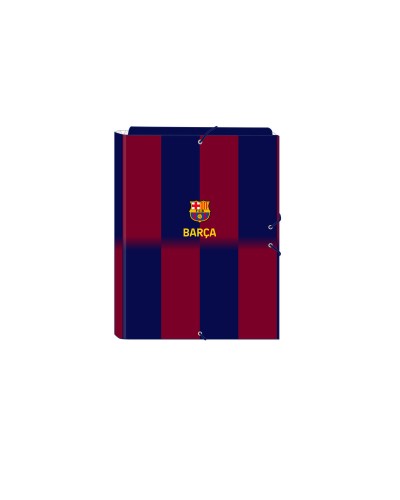 Raccoglitore ad anelli F.C. Barcelona Azzurro Rosso Granato A4 26 x 33.5 x 2.5 cm