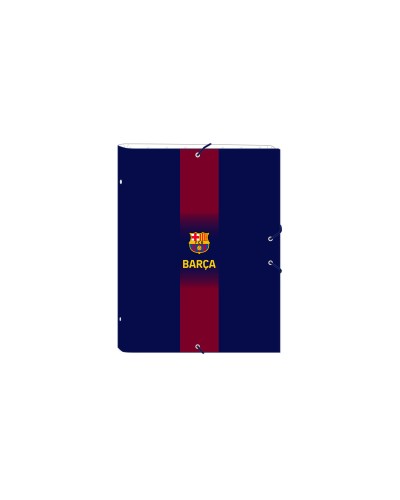 Reliure à anneaux F.C. Barcelona Bleu Bordeaux A4 26 x 33.5 x 4 cm