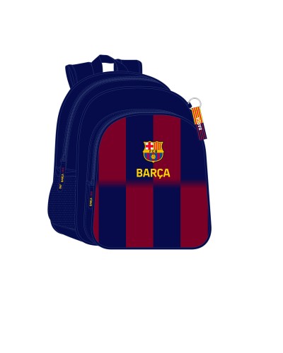 Schulrucksack F.C. Barcelona Blau Granatrot 32 x 38 x 12 cm