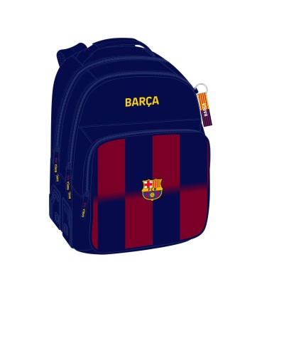 Skolryggsäck F.C. Barcelona Blå Rödbrun 32 x 42 x 15 cm