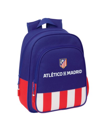 Schulrucksack Atlético Madrid Blau Weiß Rot 27 x 33 x 10 cm